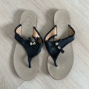 Jack Rogers Black Sandals